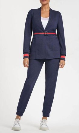 Anatomie Womens Juniper Joggers In Texture Navy