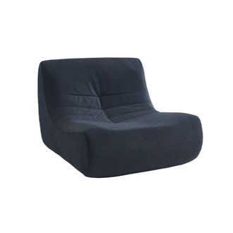 Sweeek M&oacute;dulo para sof&aacute; envasado al vac&iacute;o modular de terciopelo, azul oscuro