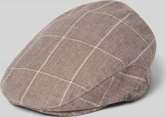 Bugatti Schirmmütze aus Leinen-Baumwoll-Mix in Camel, Größe 57