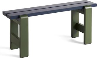 HAY Weekday Duo Bank, L 111 cm, olive / steel blue