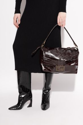 Fendi Handbag Mamma Baguette Large, Womens, Brown