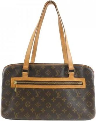 Louis Vuitton Pre-owned Handbags, female, Brown, Size: ONE SIZE Pre-owned Vintage Canvas Handbag