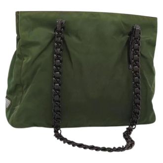 Prada Bolso Tote Pre-owned - Pre-owned - Mujer - Verde - ONE SIZE