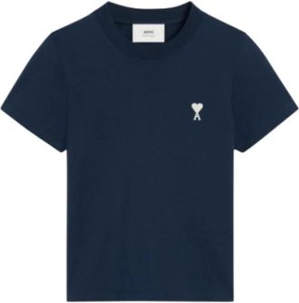 Ami Dames, Tops, Blauw, Maat: M