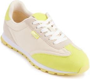 DKNY Forsythe Sneaker in Bone/Fluorescent Yellow at Nordstrom Rack, Size 8.5