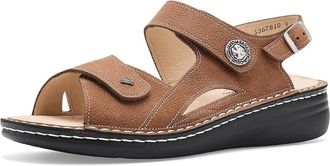 Finn Comfort Barbuda Brandy Streetnubuk Womens Sandals Brandy : EU 42 (US Womens 10.5-11) Medium, Leather