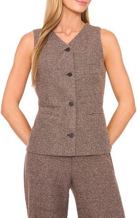 Halogen Tweed Vest in Delicioso at Nordstrom Rack, Size Large