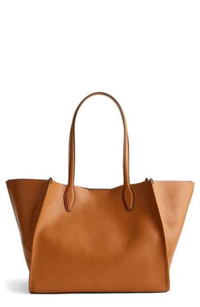 Madewell The Lexington Leather Tote in Hot Coffee at Nordstrom