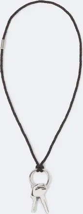 Christophe Lemaire Collar con colgante de piel