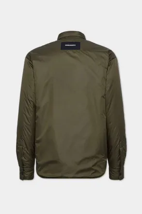 Dsquared2 Quilted Nylon Down Jacket - Olive