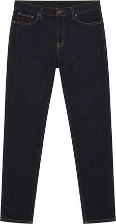 Biba Dames Kiri Katoenen Rechtoe-Rechtaan Slim Jeans (Indigo)
