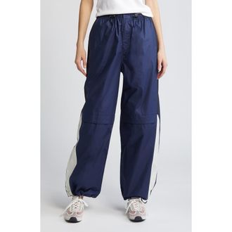 Rag & Bone Monica Cotton Track Pants in Navy at Nordstrom Rack, Size X-Large