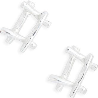 Karine Sultan Branch Stud Statement Earrings in Silver at Nordstrom Rack