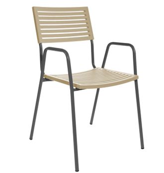 Schaffner Gartenstuhl Lamello mit Armlehne