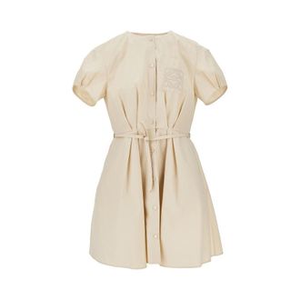 Loewe Cotton mini shirt dress Woman 38