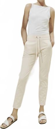 Raffaello Rossi Cynthia O Drawstring Trousers In Kalk