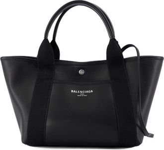 Balenciaga Navy Revamp Small Shopper Bag