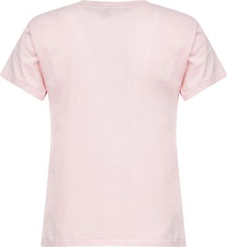 Polo Ralph Lauren Womens Classic-Fit Crewneck T-Shirt Pink Sand Cotton T-Shirts & Jerseys