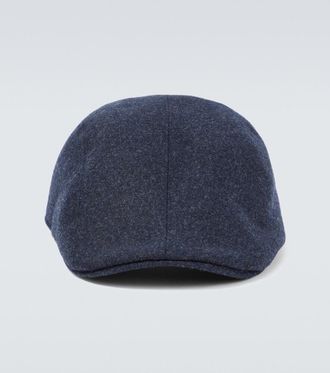 Brunello Cucinelli Logo wool cap