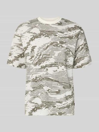 Boss Orange by Hugo Boss BOSS Orange Regular Fit T-Shirt aus reiner Baumwolle Modell TE_WILDNATURE in Offwhite, Gr&ouml;&szlig;e XXL