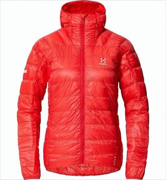 Hagl&ouml;fs Lightweight Quilted Down Jacket With Attached Hood