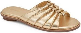 Reiss Agnes Slide Sandal in Gold at Nordstrom, Size 37