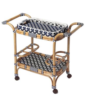 Butler Butler Specialty Company Selena & Rattan Bar Cart