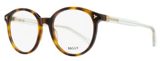 Bally Womens Oval Eyeglasses BY5030 052 Dark Havana 52mm