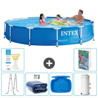Intex Piscina Con Estructura Redonda - 366x76 Cm - 7-piezas S144