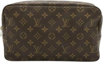 Louis Vuitton Pre-owned Bags, female, Brown, Size: ONE SIZE Pre-owned Monogram Toiletry Pouch M47522