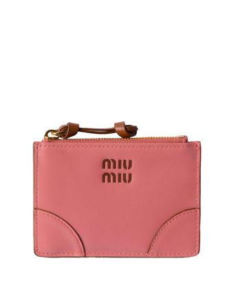 Miu Miu Leather Card Holder With Removable Key Ring Accessories