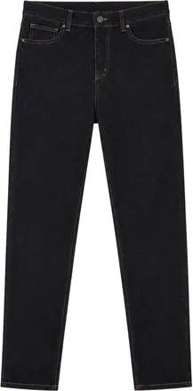 Biba Dames Kiri Katoenen Rechte Slim Jeans (Middellijk Blauw)