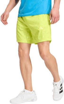 adidas Workout Essentials Brandlove Climacool Woven Shorts in Semi Solar Yellow at Nordstrom Rack, Size Xx-Large