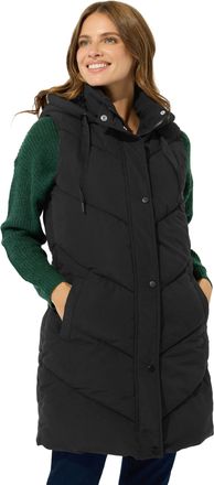 M&Co Womens Borg Lined Hooded Gilet - Womens