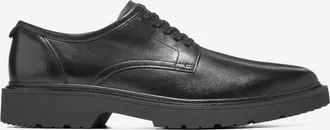 Cole Haan Mens Broome Grand Lug Sole Plain Toe Oxford Shoes - Black Size 10.5