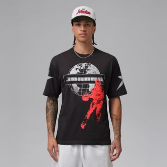 Nike Jordan Mens Jordan Graphic T-Shirt in Black | IQ0782-045
