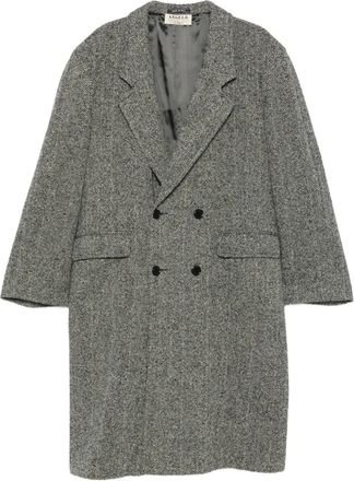 A.N.G.E.L.O. Vintage Cult 80s jas met dubbele rij knopen - Zwart