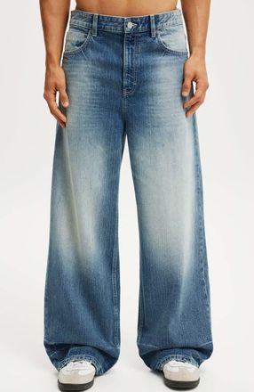 Cotton On Mens Super Baggy Jean in Movin Blue at Nordstrom, Size 30 X 32