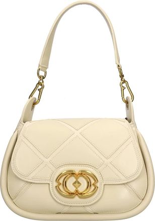 La Carrie Cnosso Schoudertas - Dames - Schoudertassen - Beige - ONE Size - Leer - Tassen