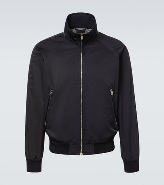 Tom Ford Leather-trimmed jacket