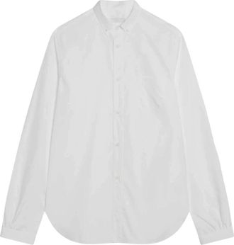 Prada Camicia Manica Lunga May Issue - Heren - Zakelijke Overhemden - Wit - L - Katoen - Overhemden