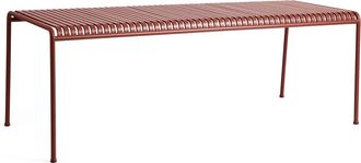 HAY Palissade Tisch, rechteckig, 220 x 90 cm, iron red