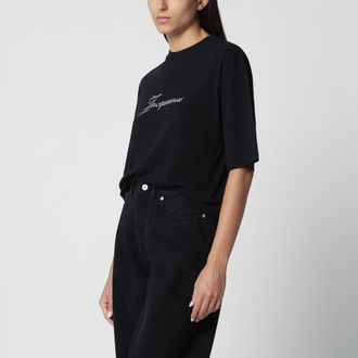 Jacquemus Black logo-print T-shirt