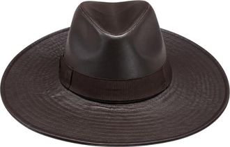 Borsalino Hats - Dames - Hoeden - Bruin - S - Accessoires