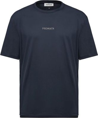 Premiata Cotton T-shirt - Heren - T-shirts - Blauw - L - Katoen - Tops
