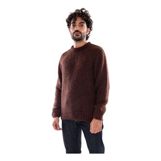 Edwin Dun Textured Sweater - Knitwear - Hombre - Marr&oacute;n - XL