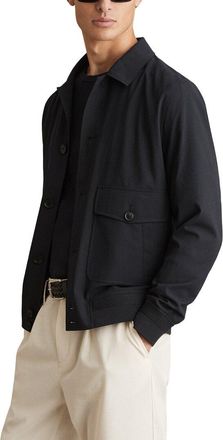 Reiss Raider Textured Blouso Jacket