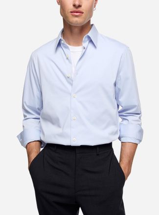 Theory Mens Sylvain structure knit shirt