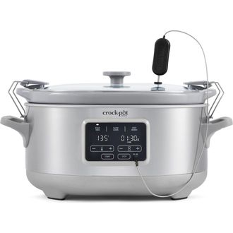 Crock-pot Programmable 7-Quart Cook & Carry Slow Cooker with Sous Vide, Stainless Steel at Nordstrom