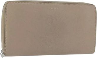 Celine Pre-owned Wallets, female, Beige, Size: ONE SIZE Pre-owned Vintage Long Wallet